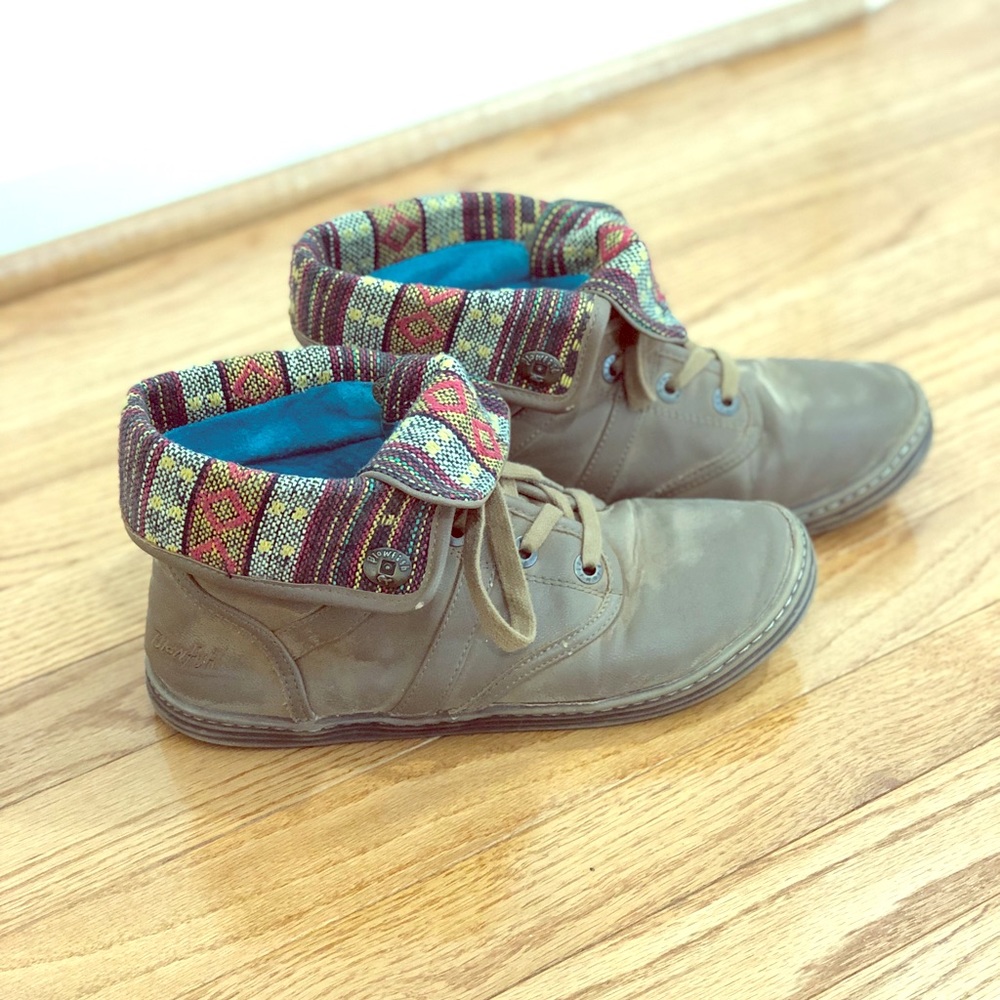 Aztec pleather ankle boots (8)